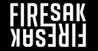 White text 'FIRESAK' on a black background