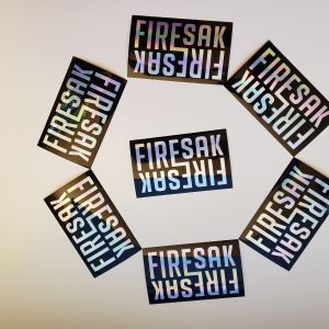 FireSak Holographic Sticker